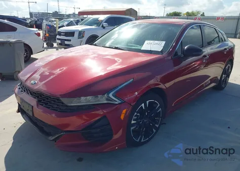 2021 Kia K5 Gt-Line z USA, uszkodzony, nr VIN 5XXG64J23MG077731